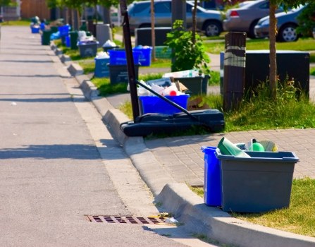 Various types of business waste in North London