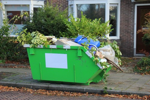 Recycled garden waste materials in North London