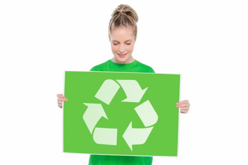 Recycling initiatives in a North London business environment